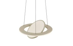 LED-Pendelleuchte Haley, sandfarbig, inkl. CCT und Höhenverstellung