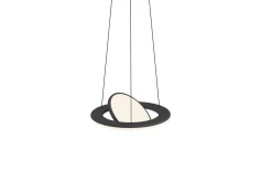 LED-Pendelleuchte Haley, schwarz, inkl. CCT und Höhenverstellung