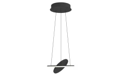 LED-Pendelleuchte Haley, schwarz, inkl. CCT und Höhenverstellung