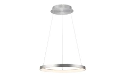 LED-Pendelleuchte Hoop, aluminium, inkl. Höhenverstellung