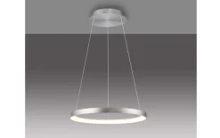 LED-Pendelleuchte Hoop, aluminium, inkl. Höhenverstellung