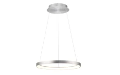 LED-Pendelleuchte Hoop, aluminium, inkl. Höhenverstellung