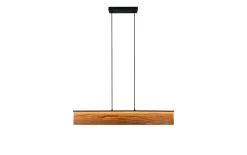 LED-Pendelleuchte Kalea, holzfarbig