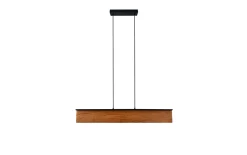 LED-Pendelleuchte Kalea, holzfarbig