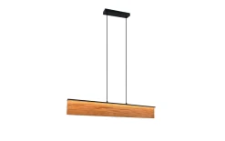 LED-Pendelleuchte Kalea, holzfarbig