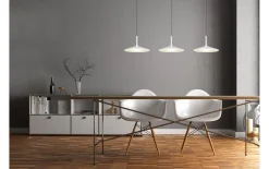 LED-Pendelleuchte Lampone, weiß, 3-flammig