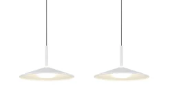 LED-Pendelleuchte Lampone, weiß, 3-flammig