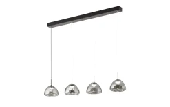 LED-Pendelleuchte Lucille, grau, 4-flammig, inkl. CCT Funktion