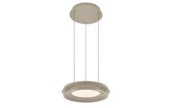 LED-Pendelleuchte Lys, sandfarbig, inkl. CCT und Höhenverstellung