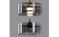 LED-Pendelleuchte Mondo Karena, schwarz, 1-flammig, inkl. Memoryfunktion
