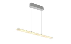 LED-Pendelleuchte Novak, nickel, inkl. Memoryfunktion