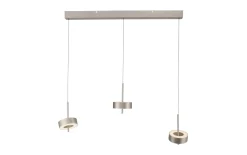 LED-Pendelleuchte Q-Rotate, aluminium, inkl. Smarthomefunktion