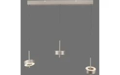 LED-Pendelleuchte Q-Rotate, aluminium, inkl. Smarthomefunktion