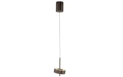 LED-Pendelleuchte Q-Rotate, dunkelbraun, inkl. Smarthomefunktion