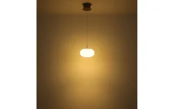 LED-Pendelleuchte Quintara, weiß/nickel, inkl. Höhenverstellung