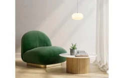 LED-Pendelleuchte Quintara, weiß/nickel, inkl. Höhenverstellung