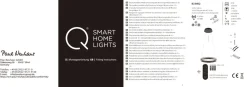 LED-Pendelleuchte Q-Vito, anthrazit, 40 cm