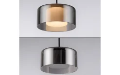 LED-Pendelleuchte Rika, schwarz, 3-flammig, 180 cm, inkl. Höhenverstellung
