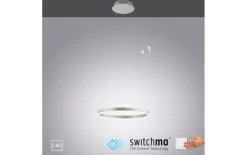LED-Pendelleuchte Ritus, aluminium, 39,3 cm