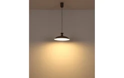 LED-Pendelleuchte Rocha, grau