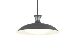LED-Pendelleuchte Rocha, grau