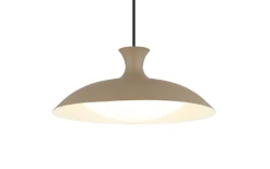 LED-Pendelleuchte Rocha, sandfarbig