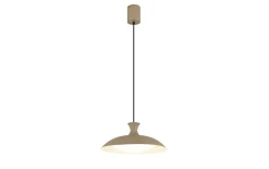 LED-Pendelleuchte Rocha, sandfarbig