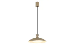 LED-Pendelleuchte Rocha, sandfarbig