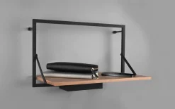 LED-Regal Becky in Holz-Nachbildung, 53 x 70 cm