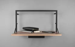 LED-Regal Becky in Holz-Nachbildung, 53 x 70 cm