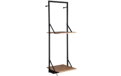 LED-Regal 2er Becky in Holz-Nachbildung, 96 x 66 cm