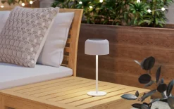 LED Solartischleuchte Roccanova, weiß, inkl. Dimmfunktion