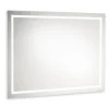 LED-Spiegel Leonardo 80, klar, 60 x 80 cm, inkl. Dimmfunktion