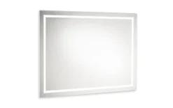 LED-Spiegel Leonardo 80, klar, 60 x 80 cm, inkl. Dimmfunktion
