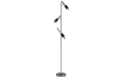 LED-Standleuchte CCT Ikaris, nickel, 3-flammig
