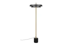 LED-Standleuchte Keaton, schwarz/gold, inkl. Sensordimmer