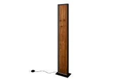LED-Stehleuchte Kalea, holzfarbig
