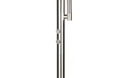 LED-Stehleuchte Palermo, nickel, inkl. Fernbedienung