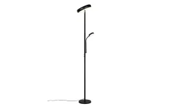 LED-Stehleuchte Palermo, schwarz, inkl. Fernbedienung