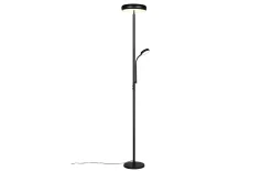 LED-Stehleuchte Palermo, schwarz, inkl. Fernbedienung