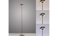 LED-Stehleuchte Q-Rotate, dunkelbraun, inkl. Smarthomefunktion