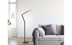 LED-Stehleuchte Samsky, grau, inkl. CCT Funktion