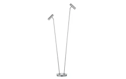 LED-Stehleuchte Tom Pro, nickel, inkl. CCT Funktion