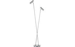 LED-Stehleuchte Tom Pro, nickel, inkl. CCT Funktion