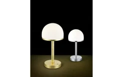 LED-Tischleuchte Berlin, nickel matt/weiß, 39 cm