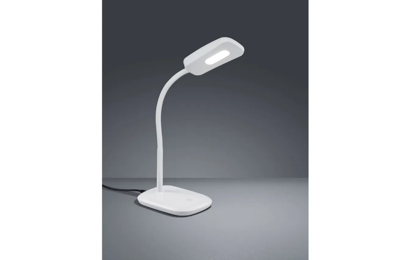 LED-Tischleuchte Boa, weiß, 36 cm
