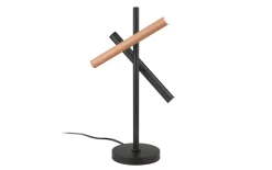 LED-Tischleuchte Calina, coffee/schwarz, inkl. Sensordimmer