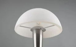 LED-Tischleuchte Canaria, Nickel/weiß, inkl. Touch Dimmer