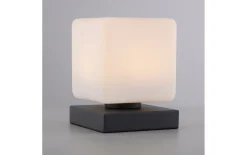 LED-Tischleuchte Dadoa, anthrazit/weiß, 16 cm