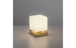 LED-Tischleuchte Dadoa, messing, 16 cm